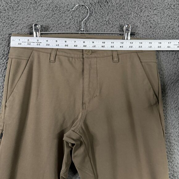 BYLT Pants Mens 32x28 Brown Everyday Jogger Skinny Fit Stretch Travel - Picture 10 of 15